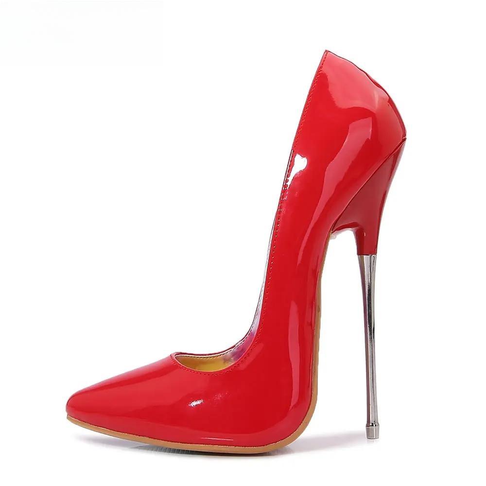 16cm Red Stiletto High Heels Sexy Women Pumps