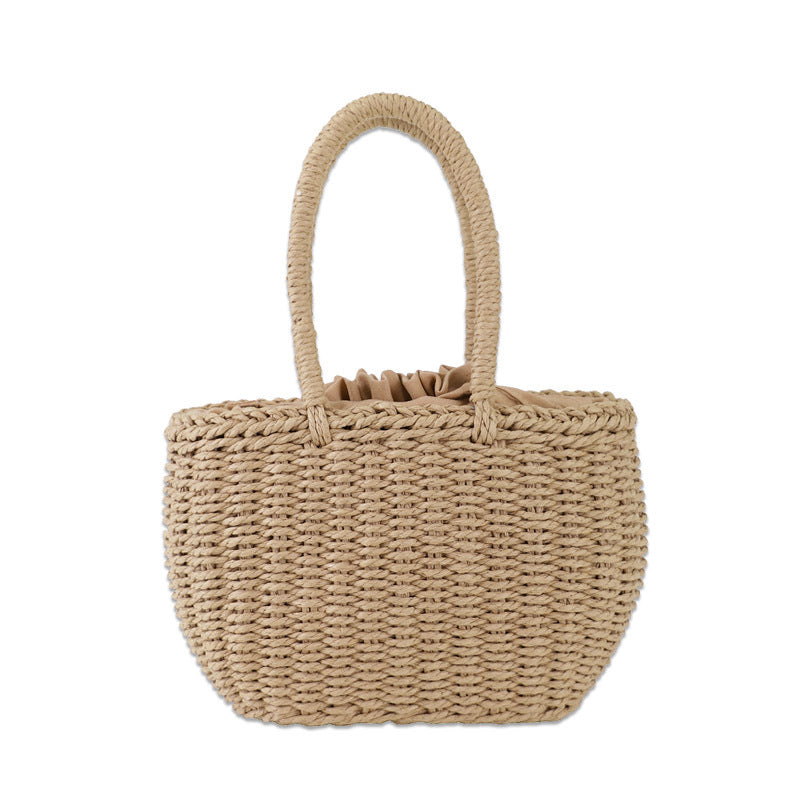 Straw Woven Beach Rattan Shoulder Bag