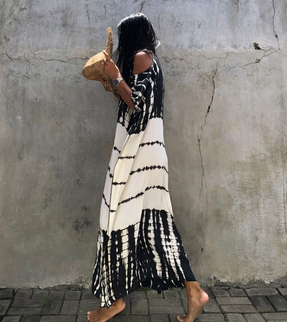 Beach Cover-up Cold Shoulder