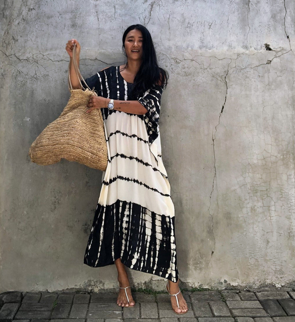 Beach Cover-up Cold Shoulder