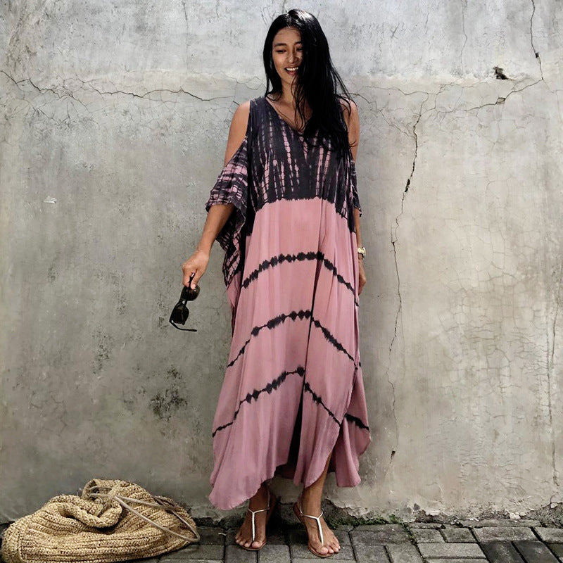 Beach Cover-up Cold Shoulder
