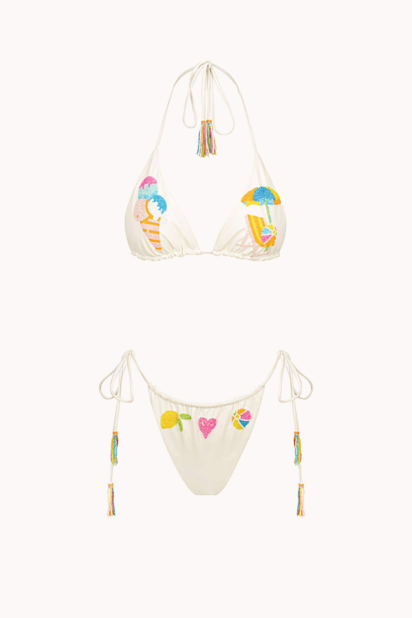 BEADED KINI SET GELATO