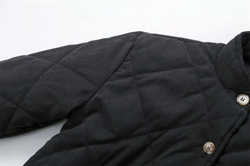 Women's Fashion Simple Loose Button Coat