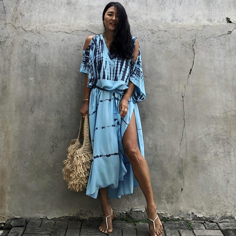 Beach Cover-up Cold Shoulder