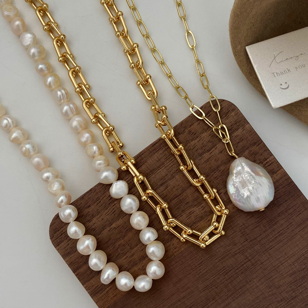Baroque Freshwater Pearl Necklace Waterproof