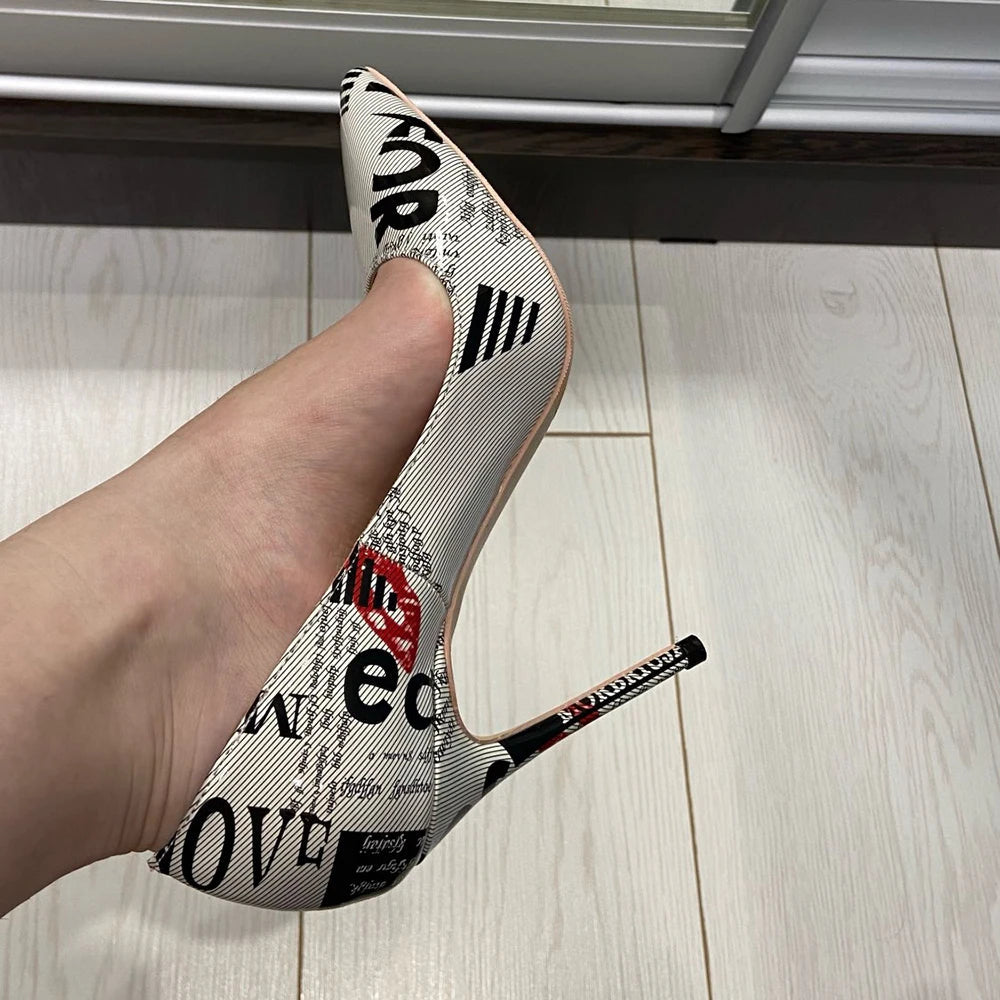 Patent Pointy Toe High Heel Shoes for Women