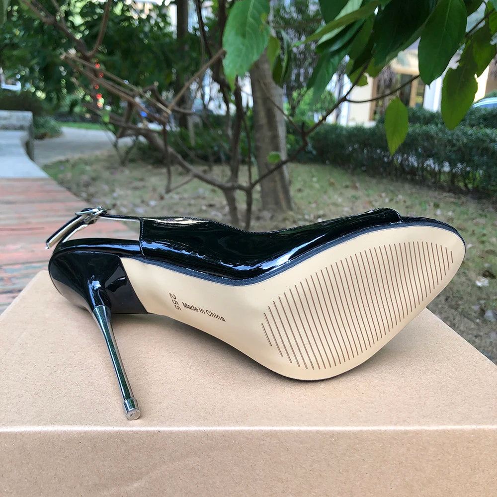 16cm Extreme Metal High Heels Sandals for Women, Sexy Pumps