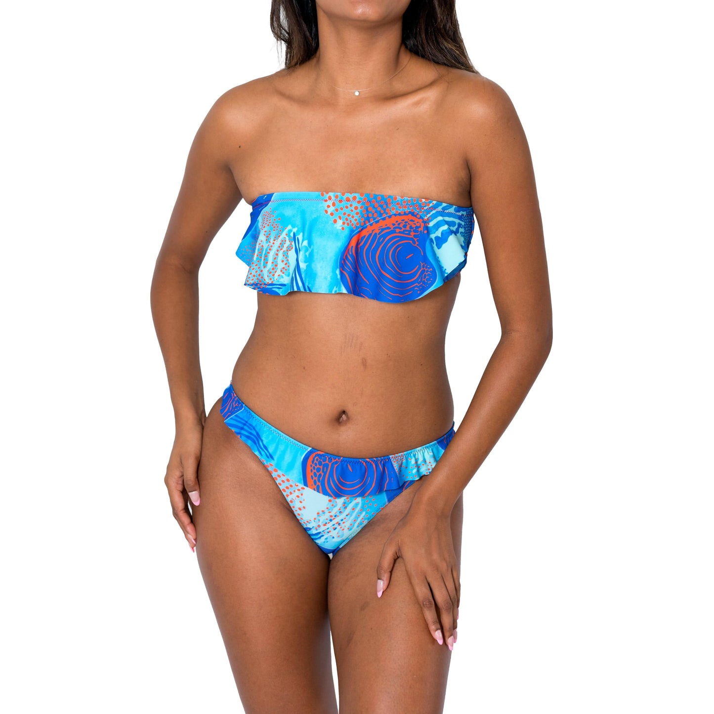Aima Dora | Ruffle Bandeau Top