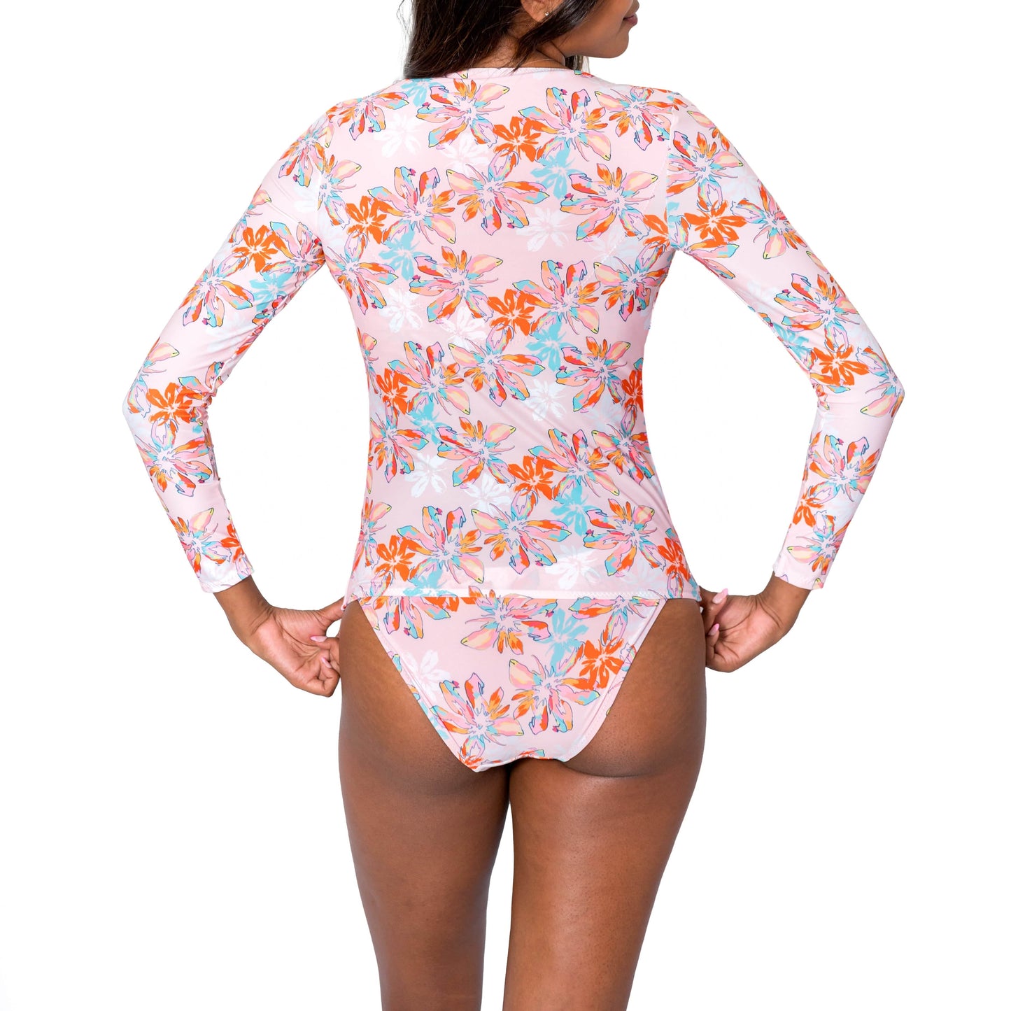 Aima Dora | Zip Up Long Rash Guard - UPV 50+ sun protection