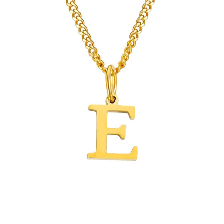 26 Letters All-Match 14K Stainless Steel Necklace