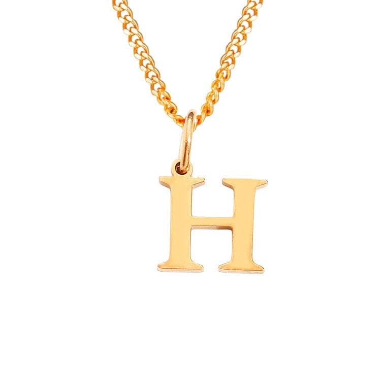 26 Letters All-Match 14K Stainless Steel Necklace