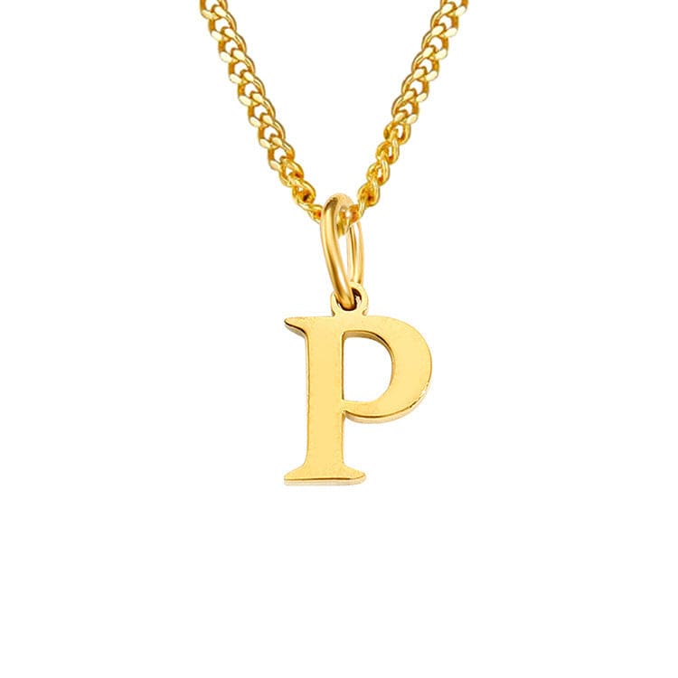 26 Letters All-Match 14K Stainless Steel Necklace