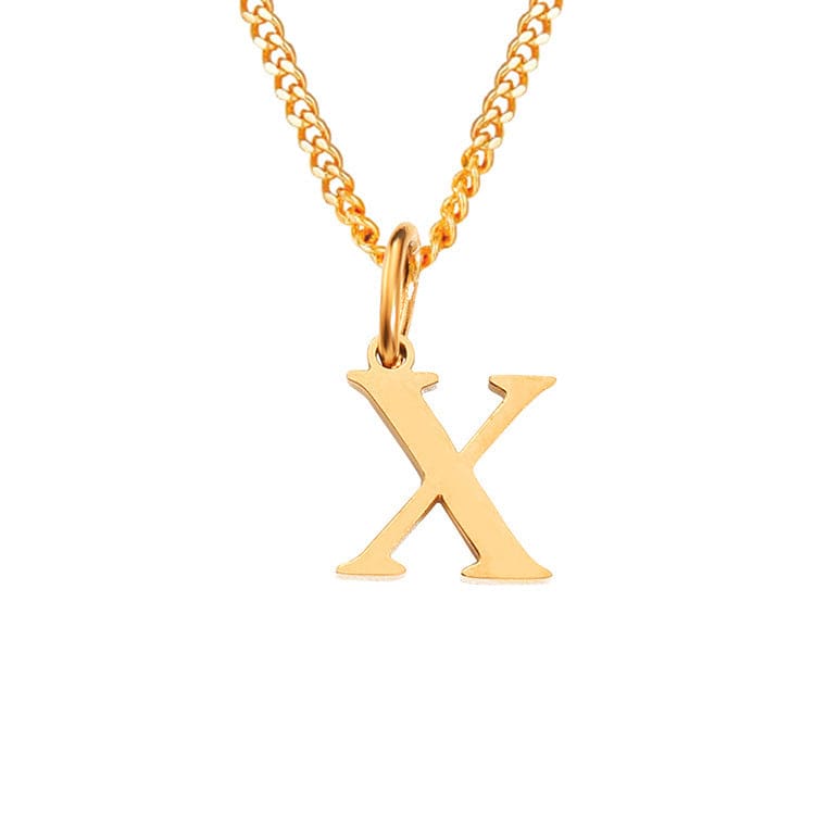 26 Letters All-Match 14K Stainless Steel Necklace