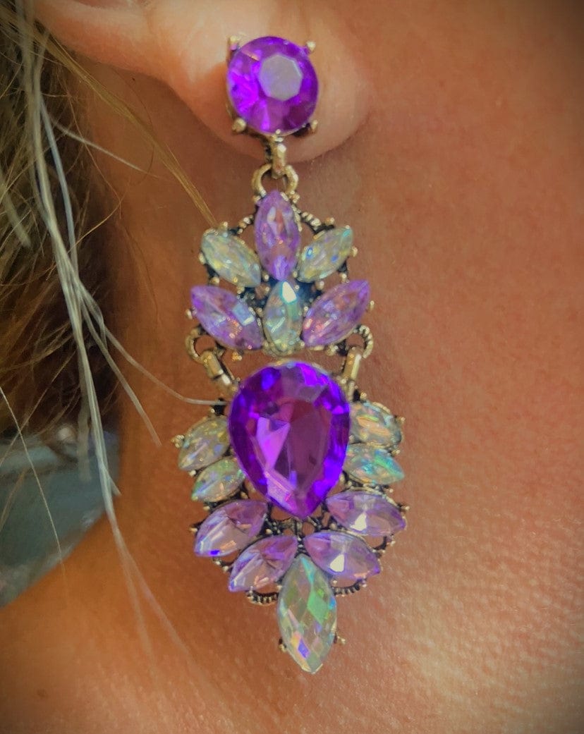 Beach Luxe | Shannon Earrings - Purple