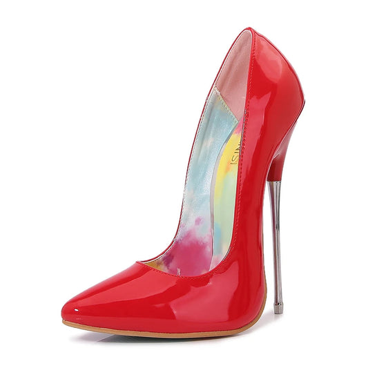 16cm Red Stiletto High Heels Sexy Women Pumps
