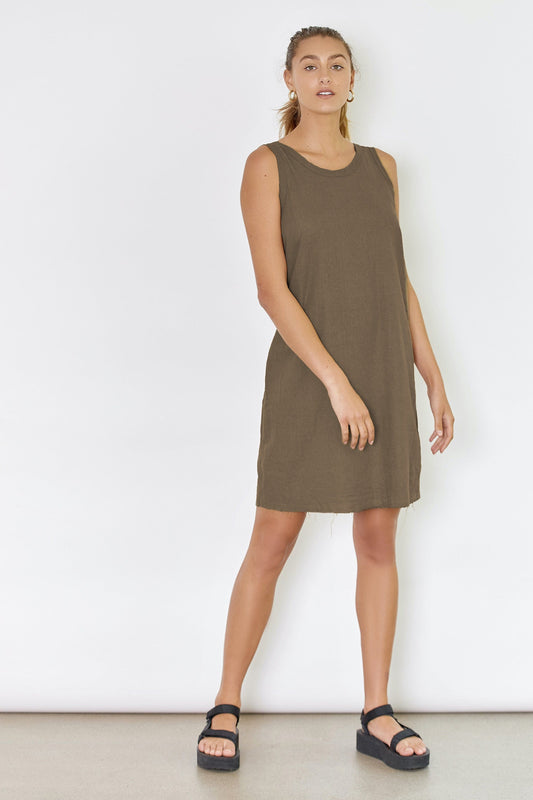 BAE | DRIFTER DRESS - DARK ALMOND